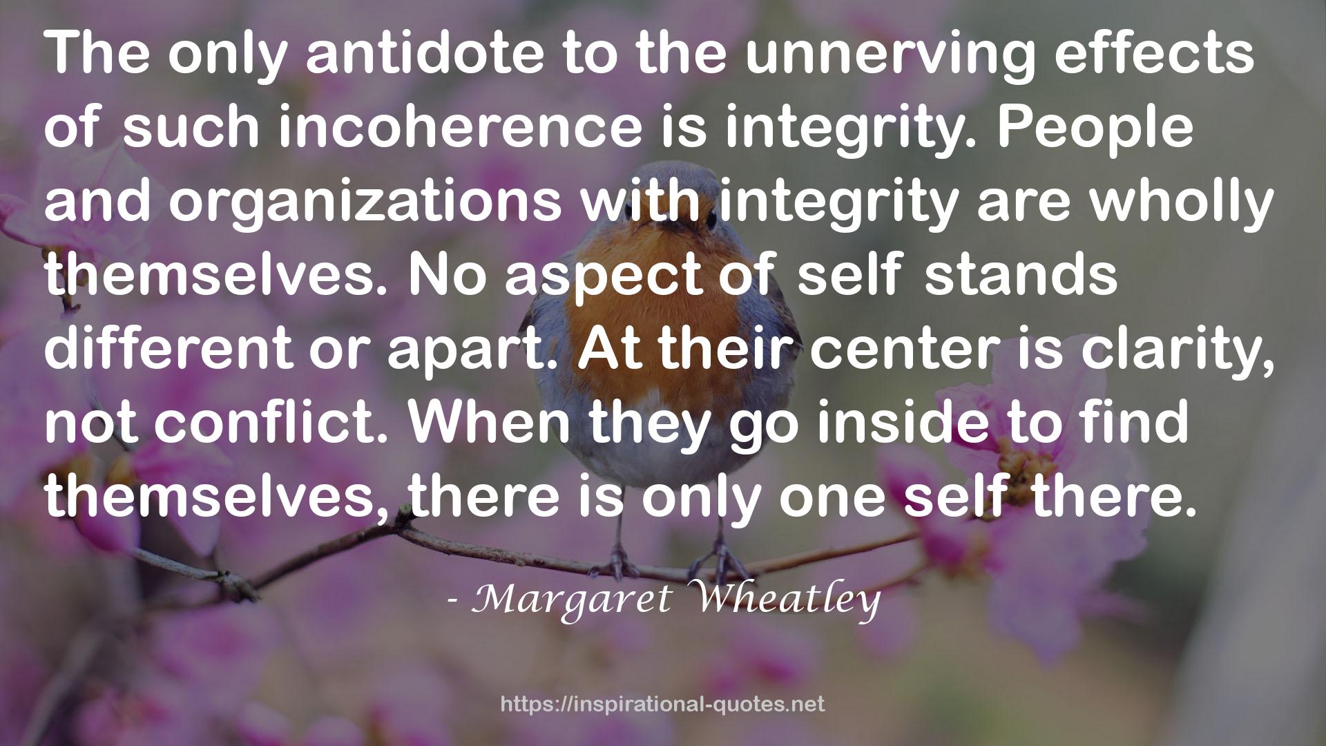 Margaret Wheatley QUOTES