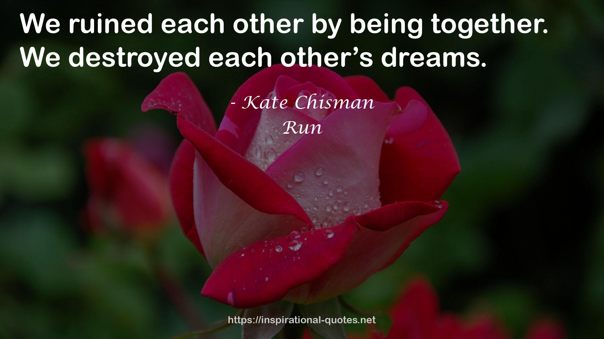 Kate Chisman QUOTES