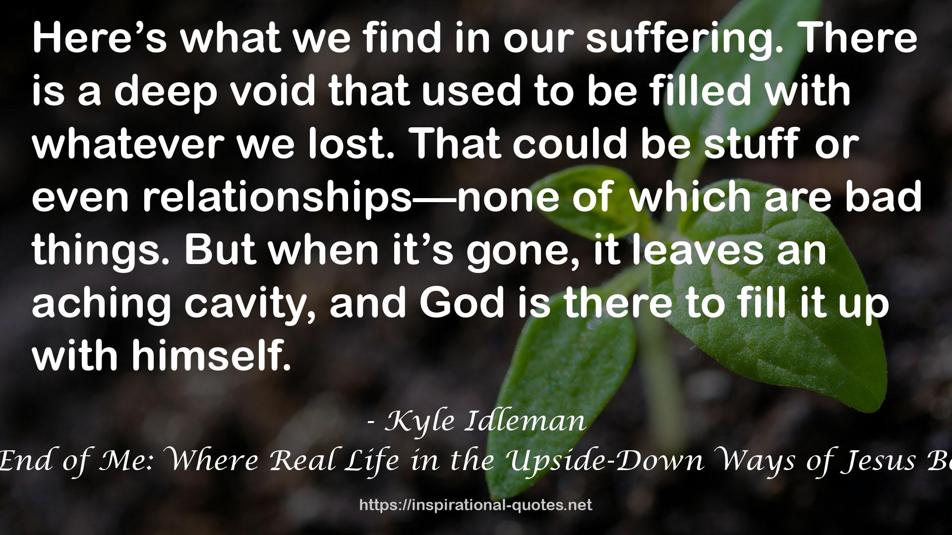 Kyle Idleman QUOTES