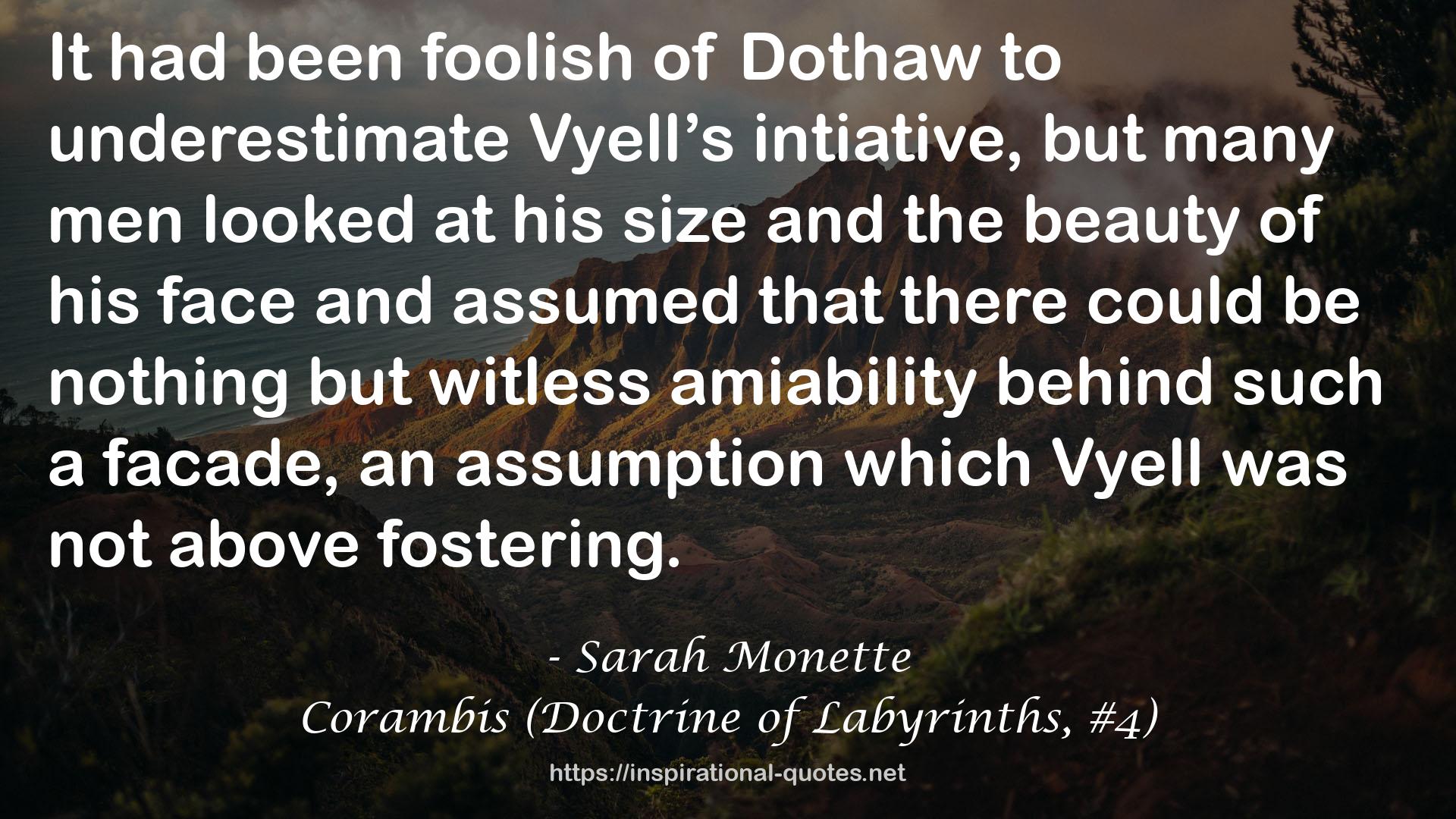 Corambis (Doctrine of Labyrinths, #4) QUOTES