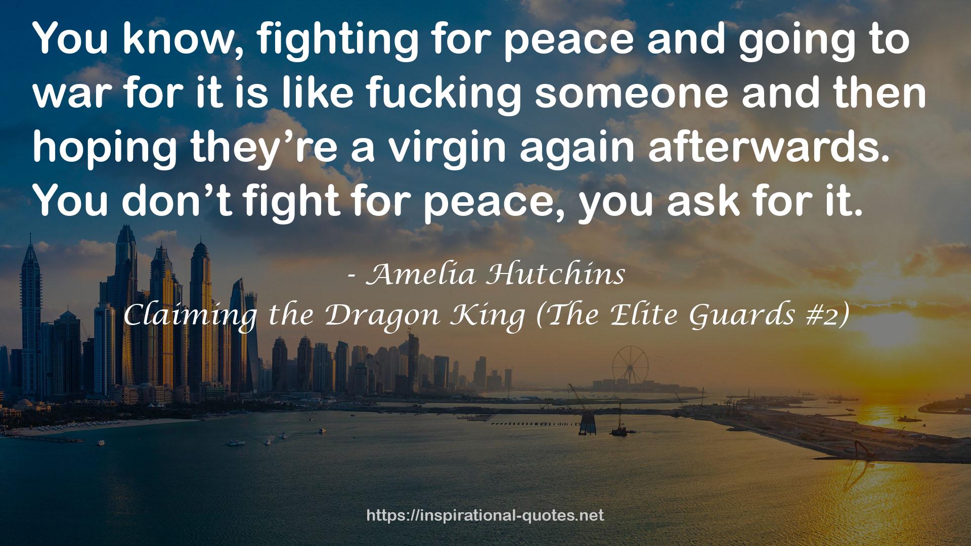 Claiming the Dragon King (The Elite Guards #2) QUOTES
