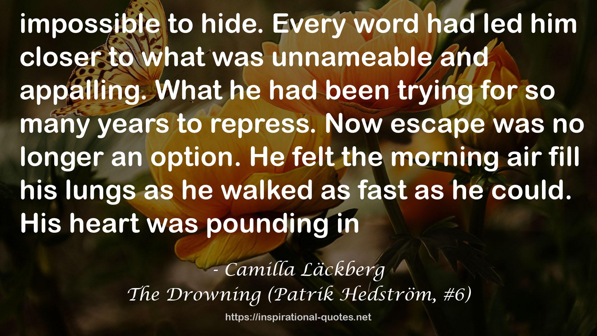 The Drowning (Patrik Hedström, #6) QUOTES