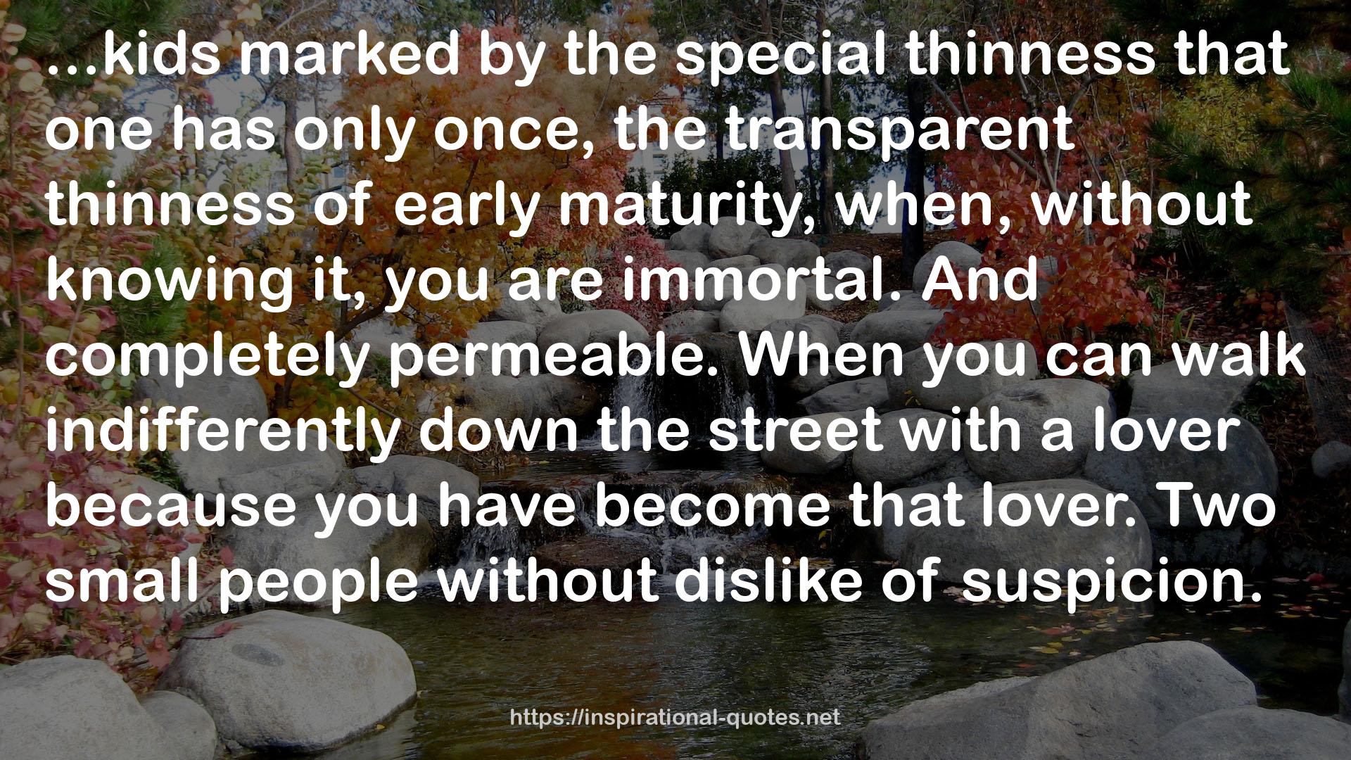 the special thinness  QUOTES