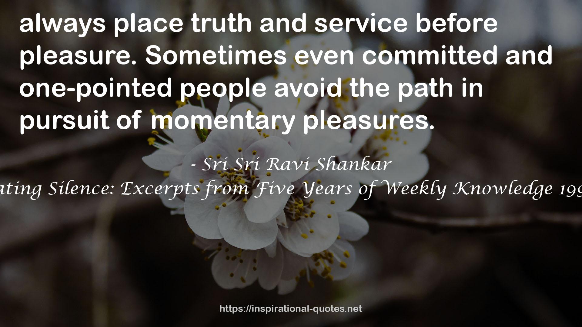 Sri Sri Ravi Shankar QUOTES