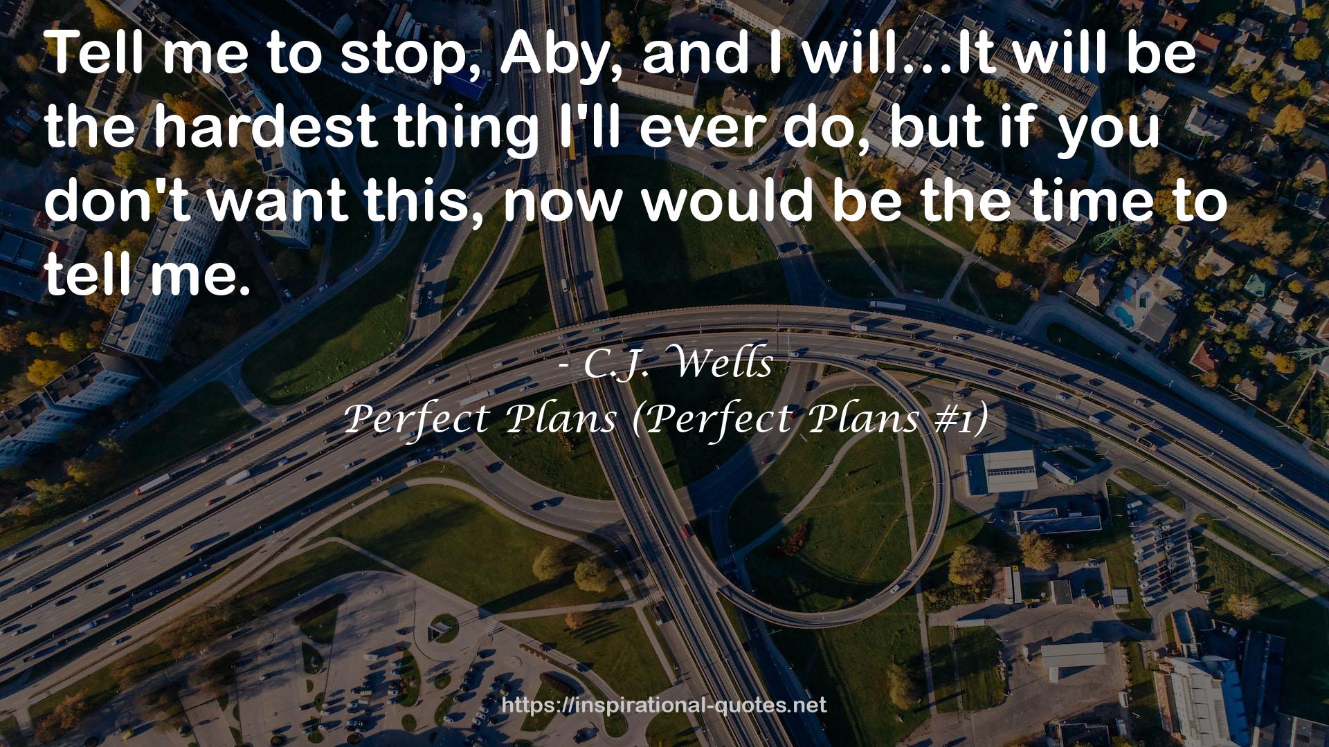 Perfect Plans (Perfect Plans #1) QUOTES