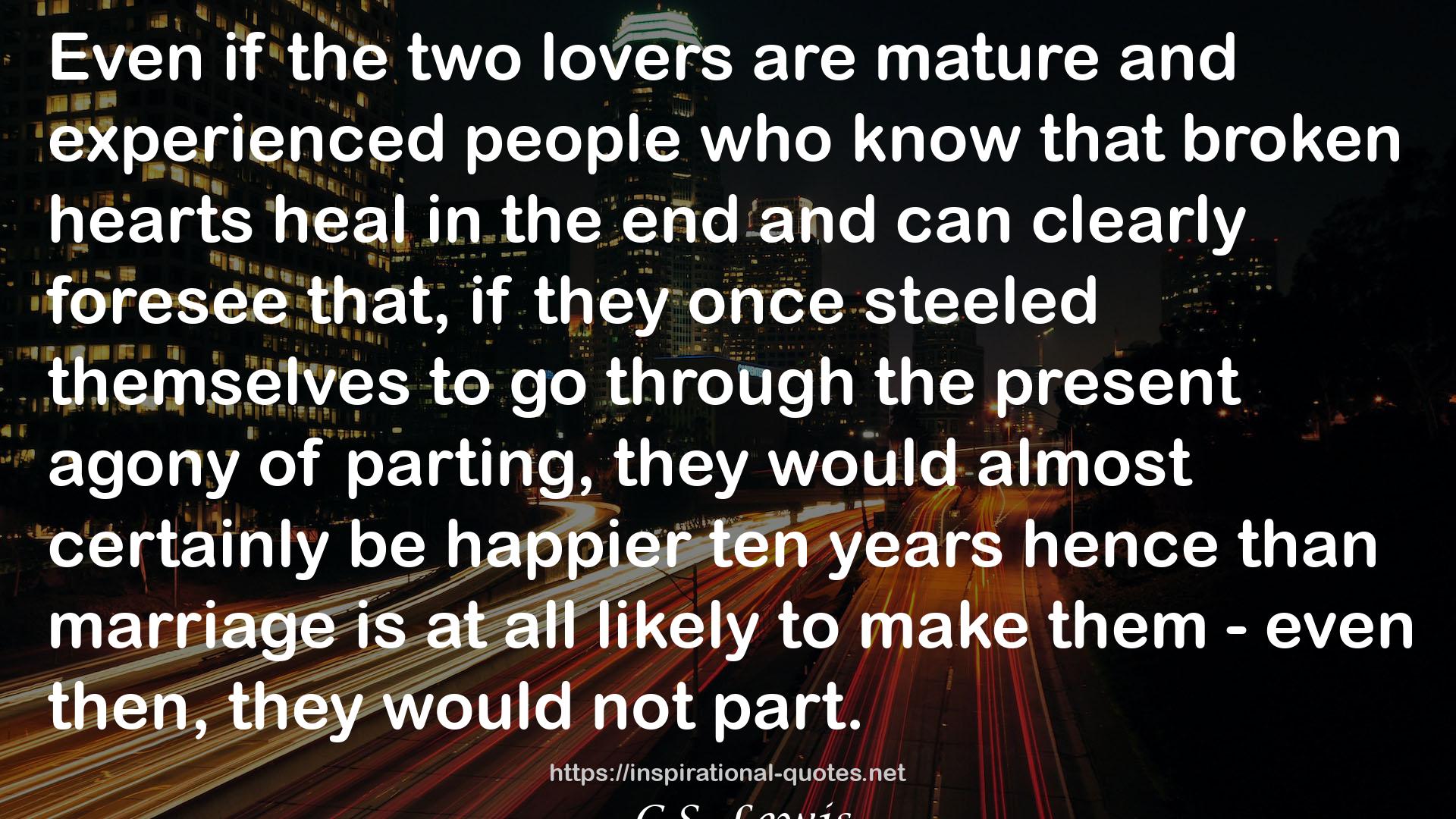 the two lovers  QUOTES