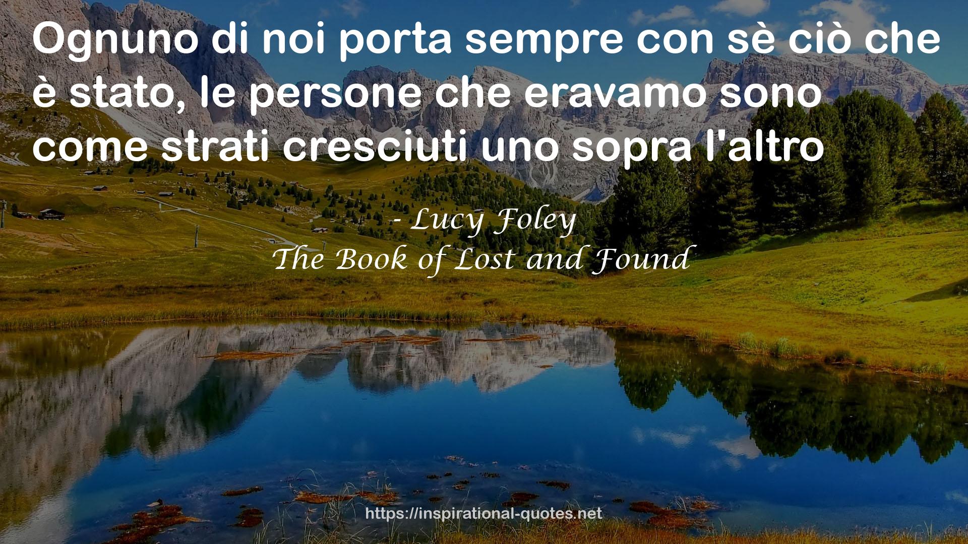 The Book of Lost and Found QUOTES