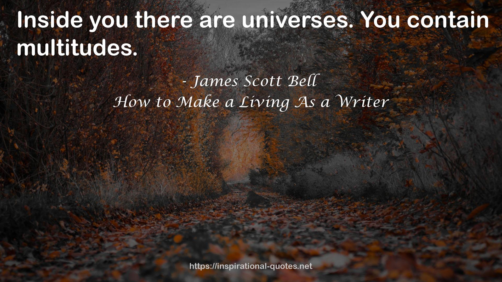 How to Make a Living As a Writer QUOTES