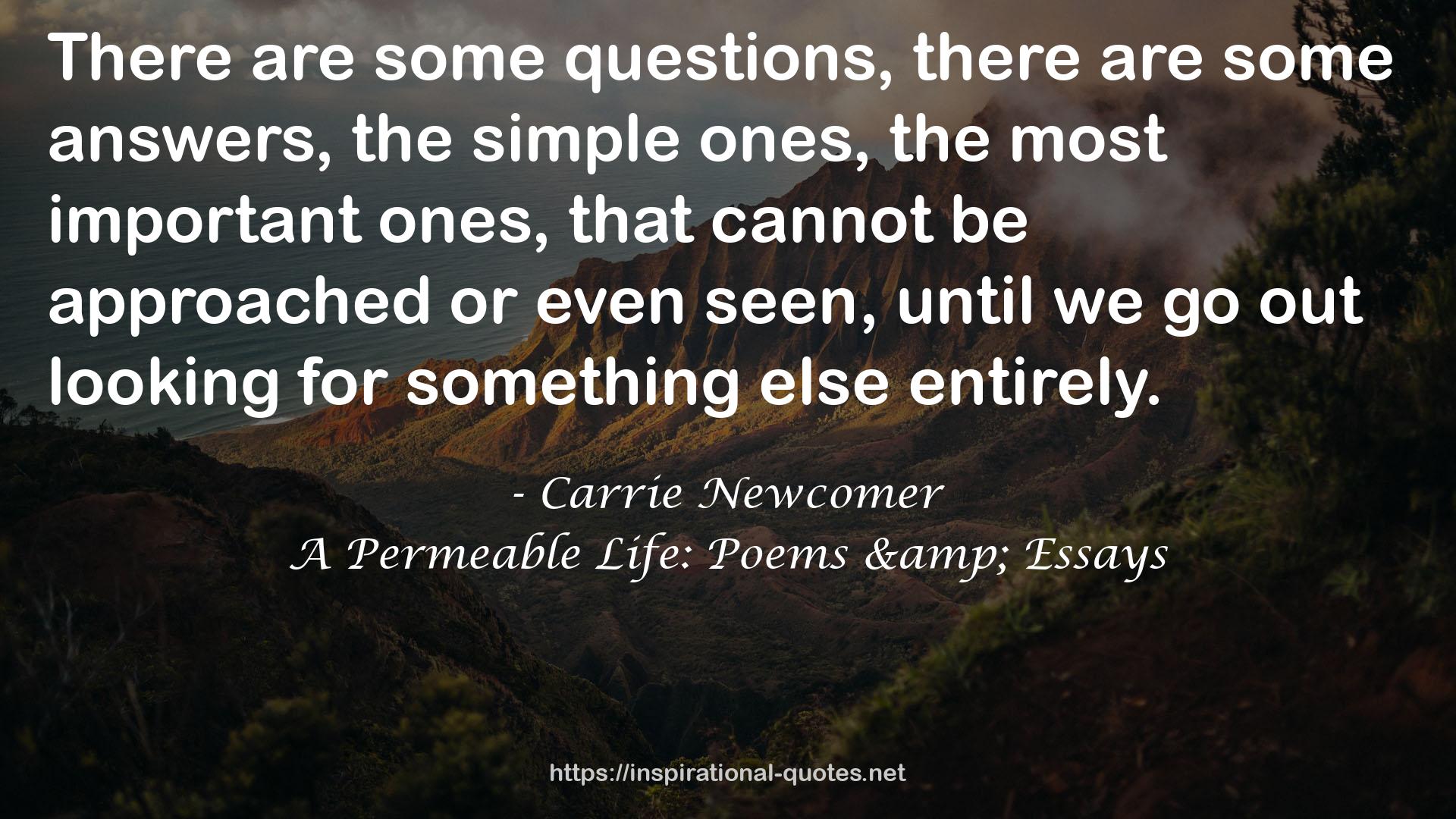 Carrie Newcomer QUOTES