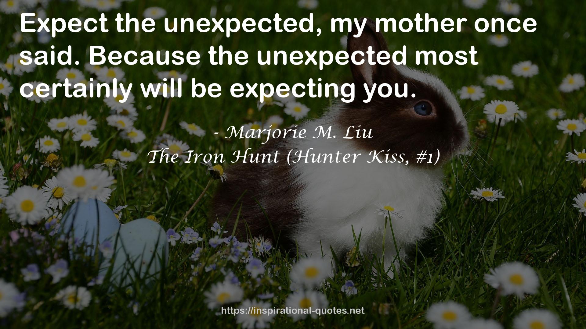 The Iron Hunt (Hunter Kiss, #1) QUOTES