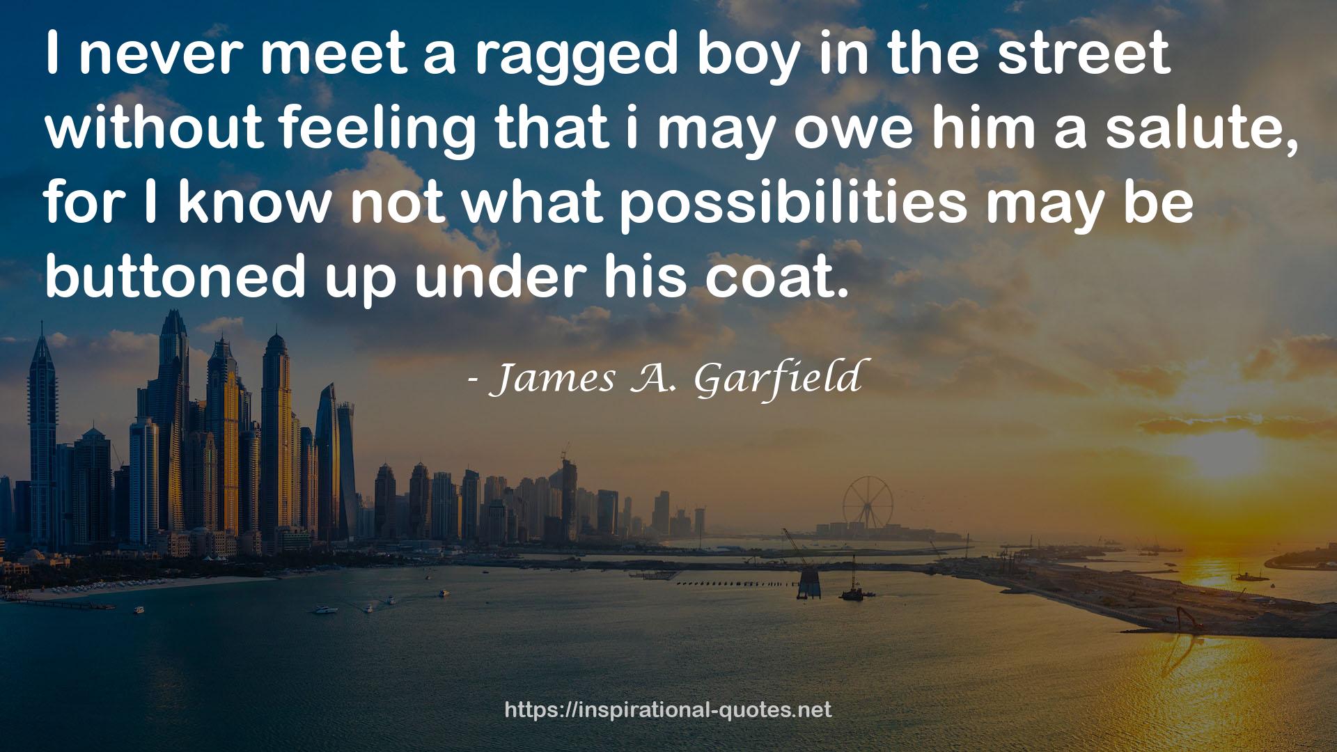 James A. Garfield QUOTES