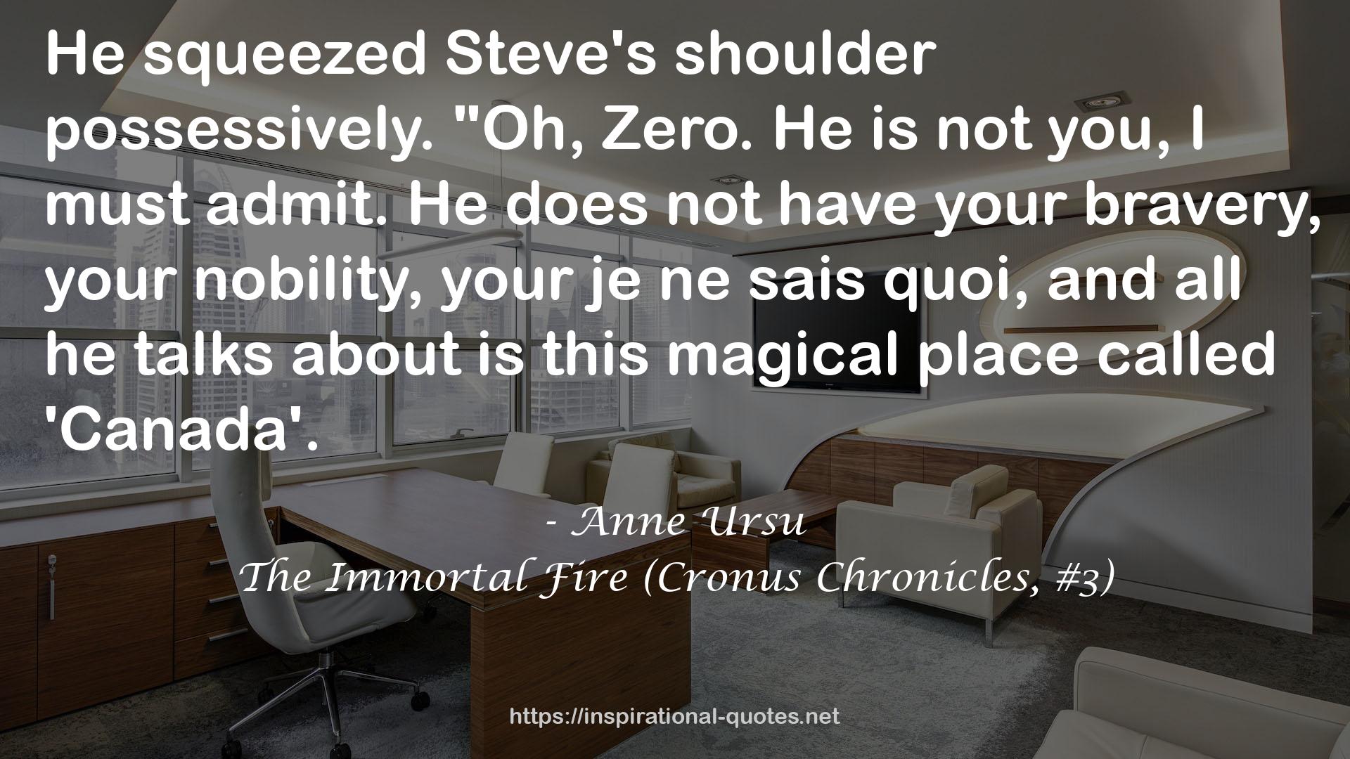 The Immortal Fire (Cronus Chronicles, #3) QUOTES