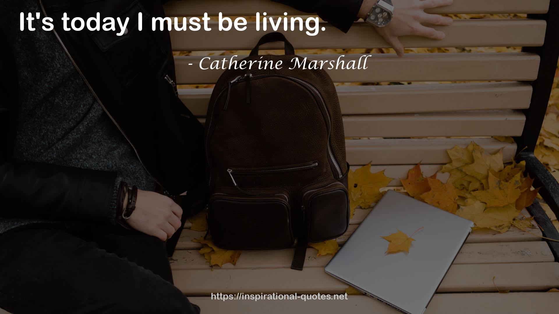 Catherine Marshall QUOTES