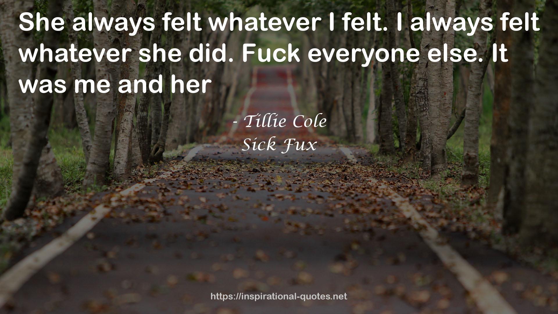 Tillie Cole QUOTES