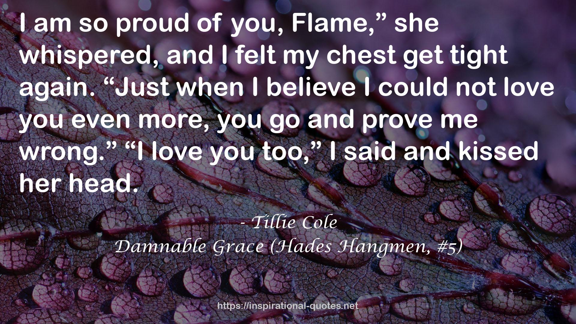 Damnable Grace (Hades Hangmen, #5) QUOTES