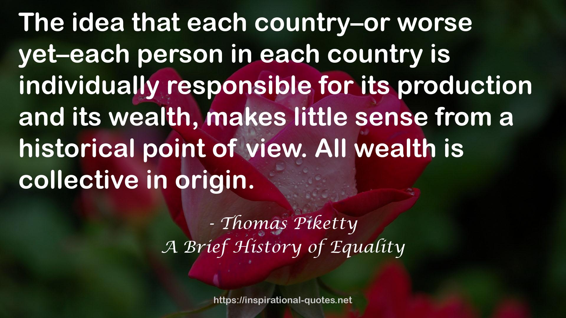 A Brief History of Equality QUOTES