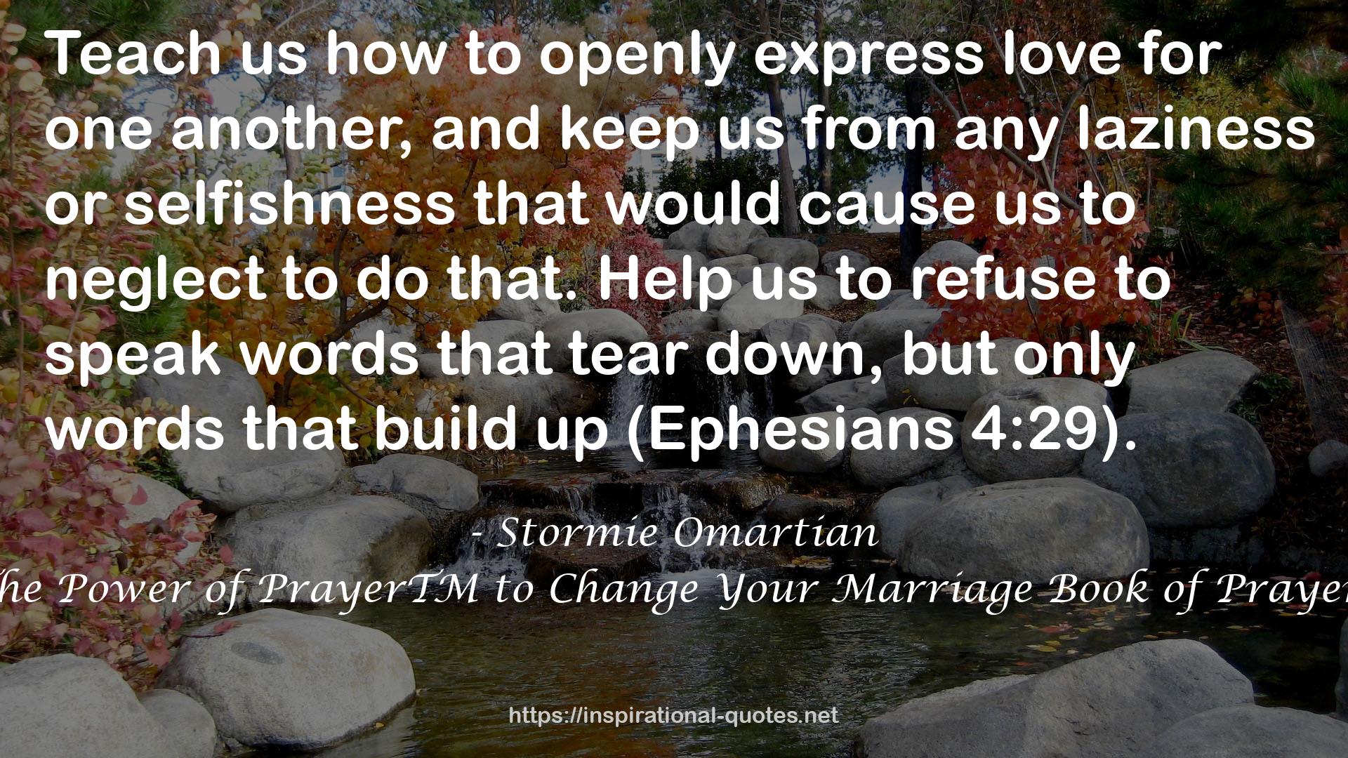 The Power of PrayerTM to Change Your Marriage Book of Prayers QUOTES