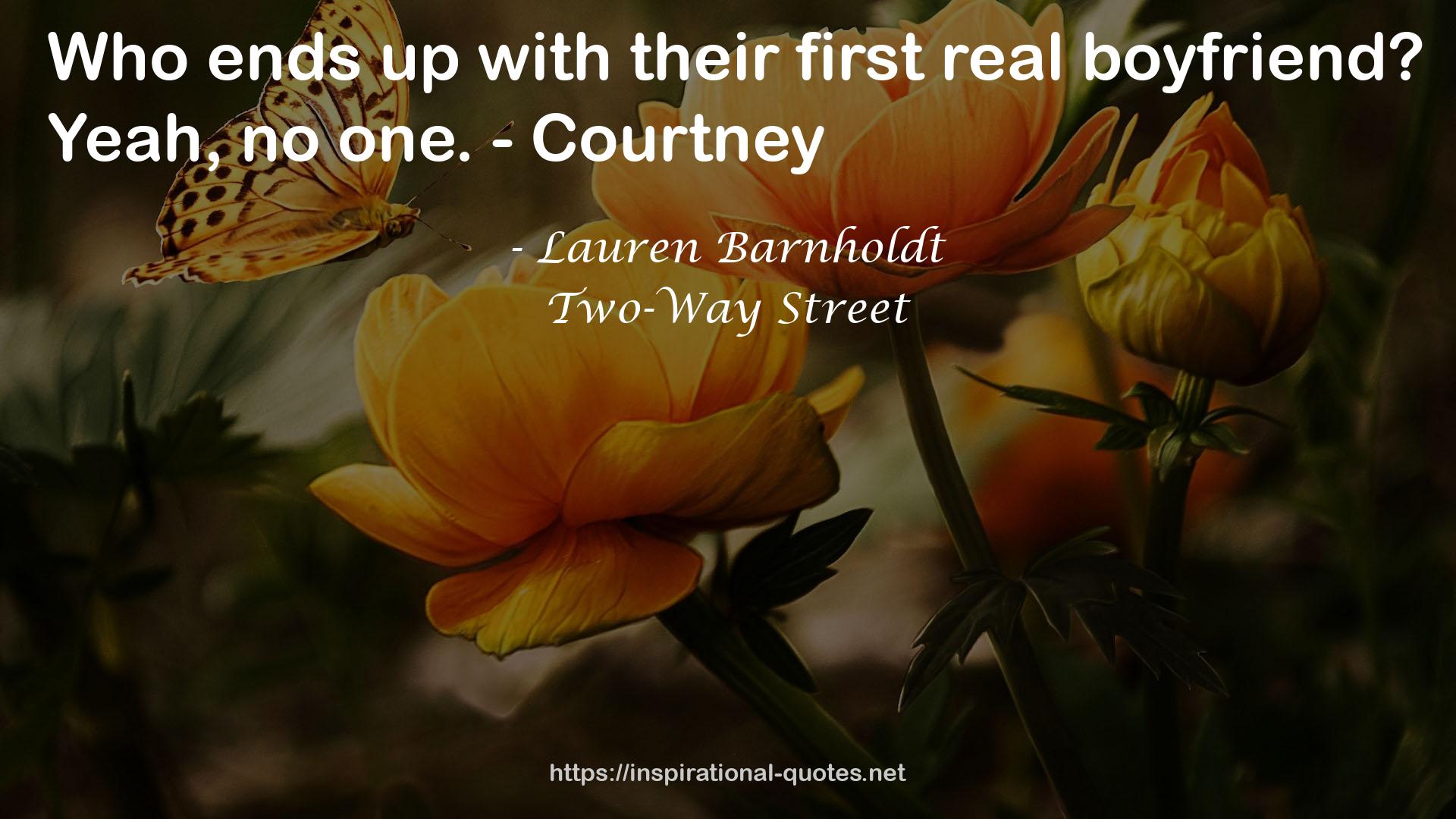 Lauren Barnholdt QUOTES