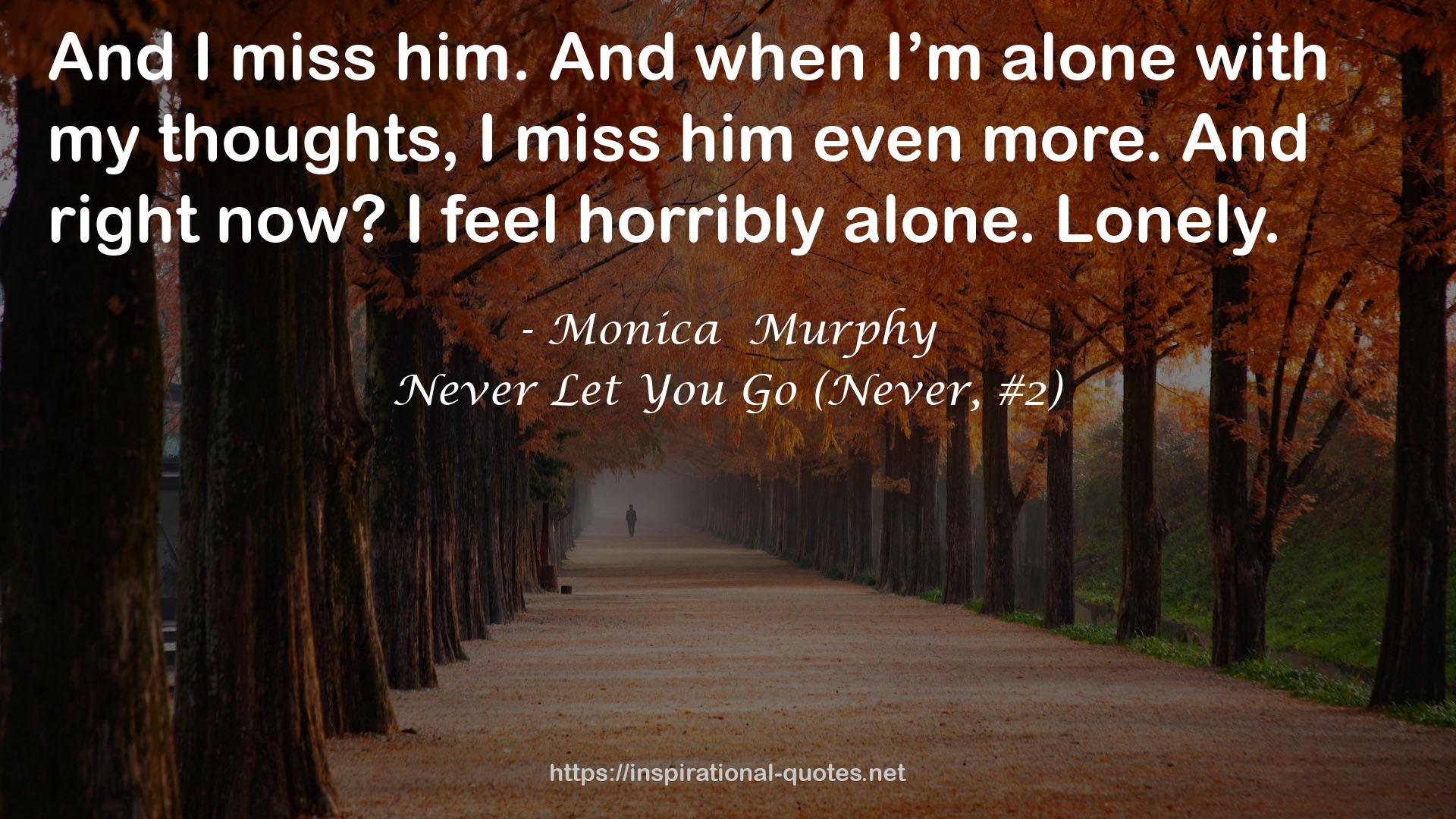 Never Let You Go (Never, #2) QUOTES