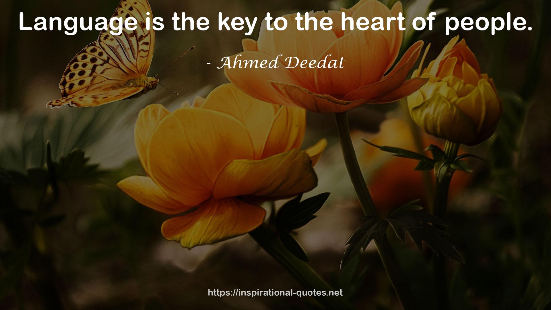 Ahmed Deedat QUOTES