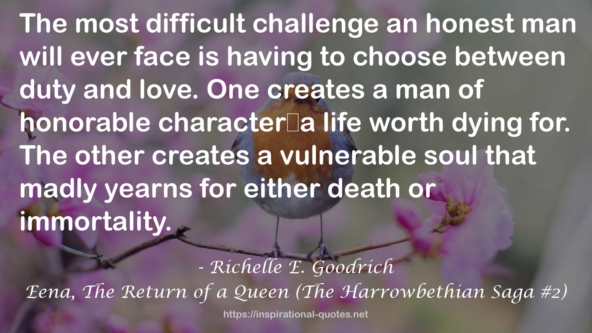 Eena, The Return of a Queen (The Harrowbethian Saga #2) QUOTES