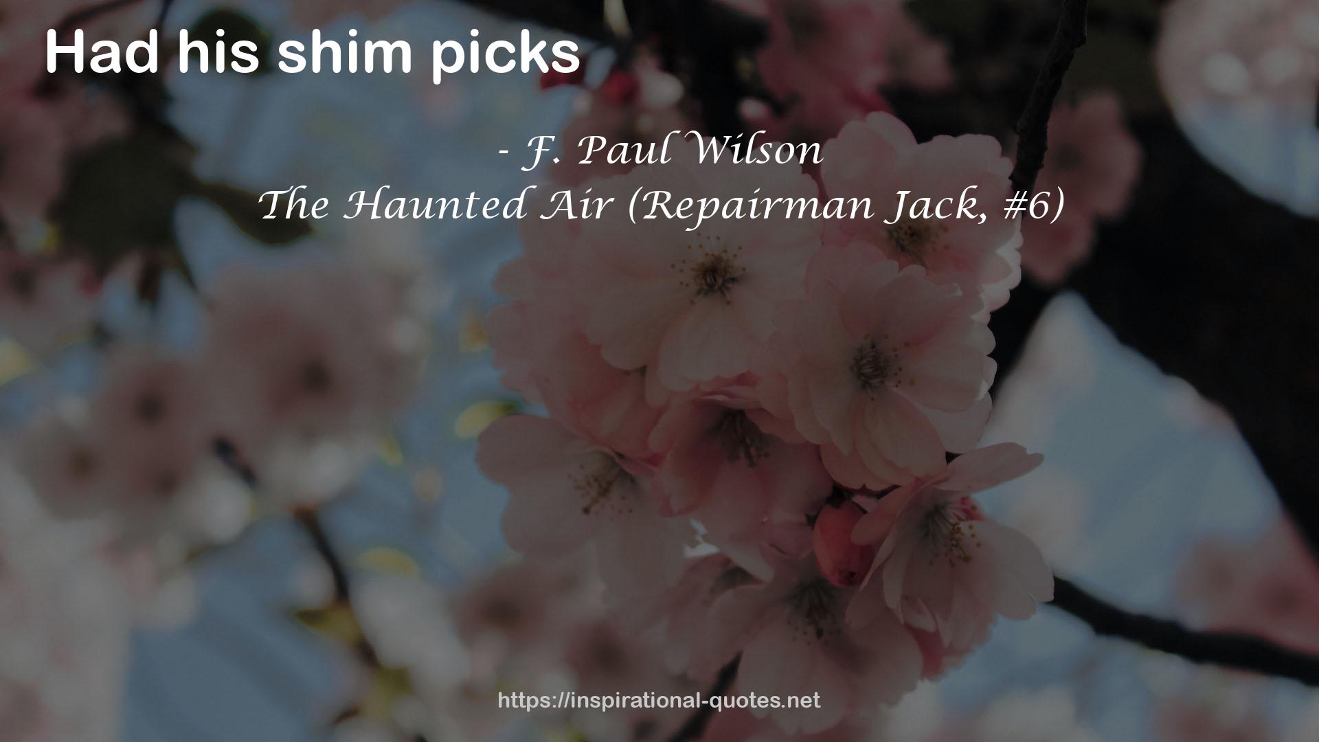 The Haunted Air (Repairman Jack, #6) QUOTES