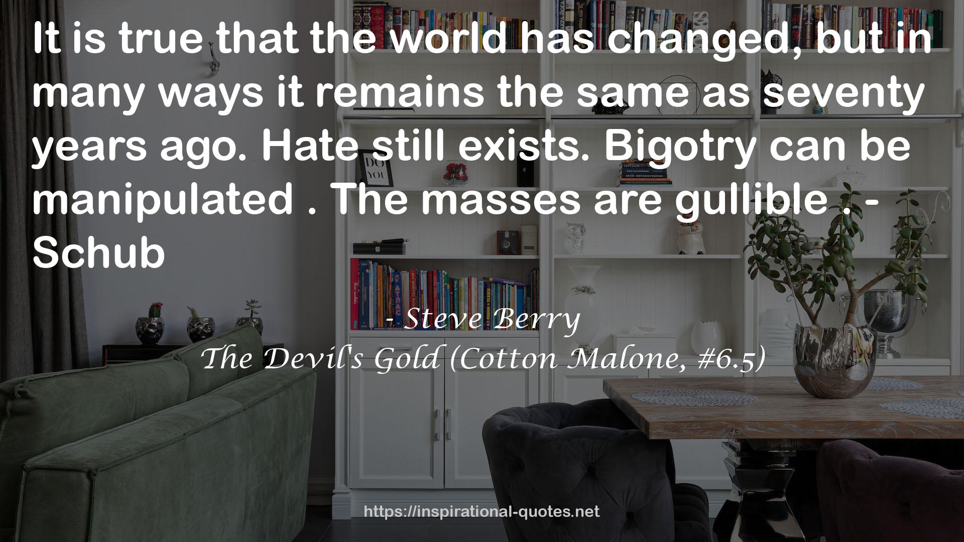 The Devil's Gold (Cotton Malone, #6.5) QUOTES