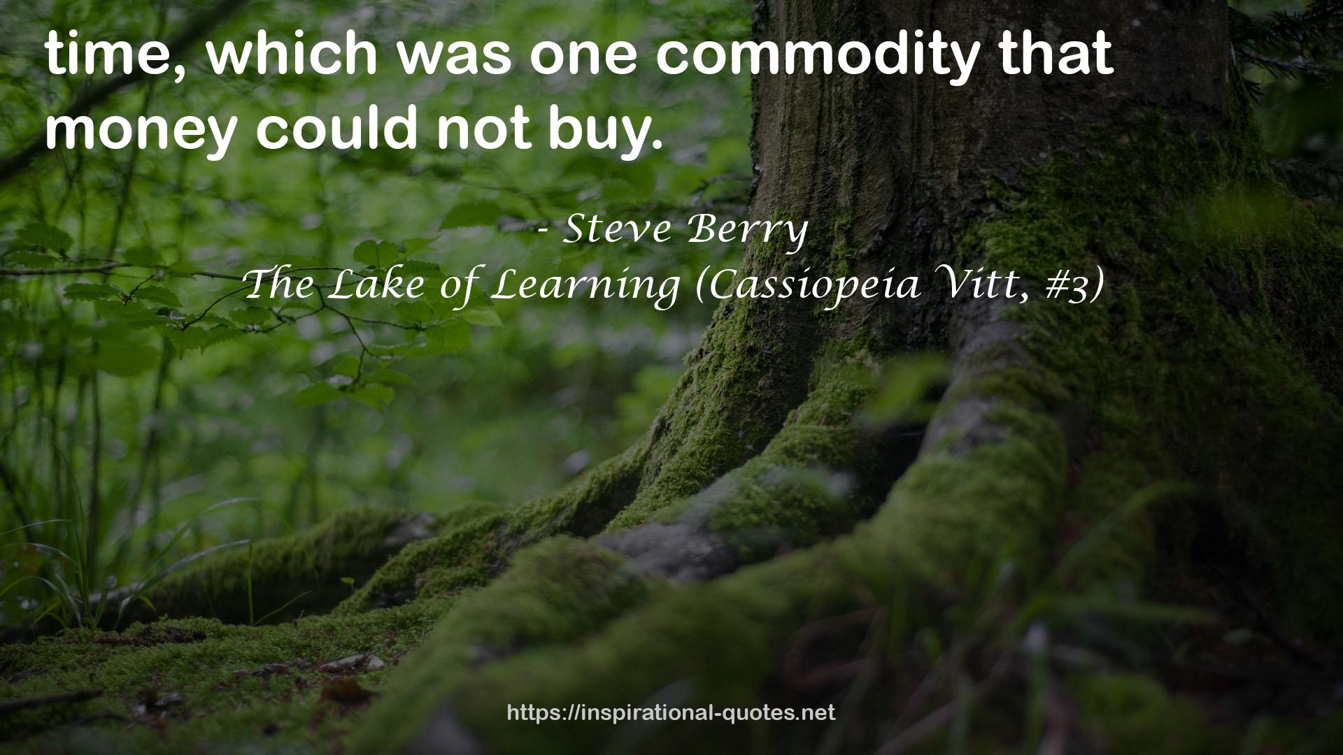 The Lake of Learning (Cassiopeia Vitt, #3) QUOTES