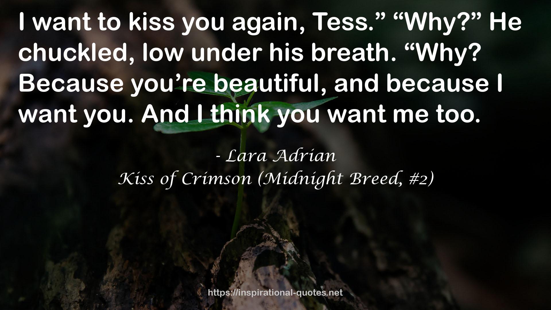 Kiss of Crimson (Midnight Breed, #2) QUOTES