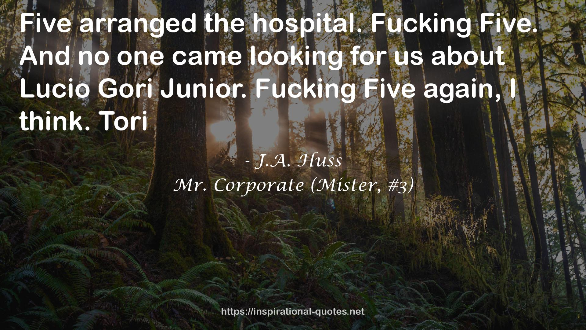 Mr. Corporate (Mister, #3) QUOTES