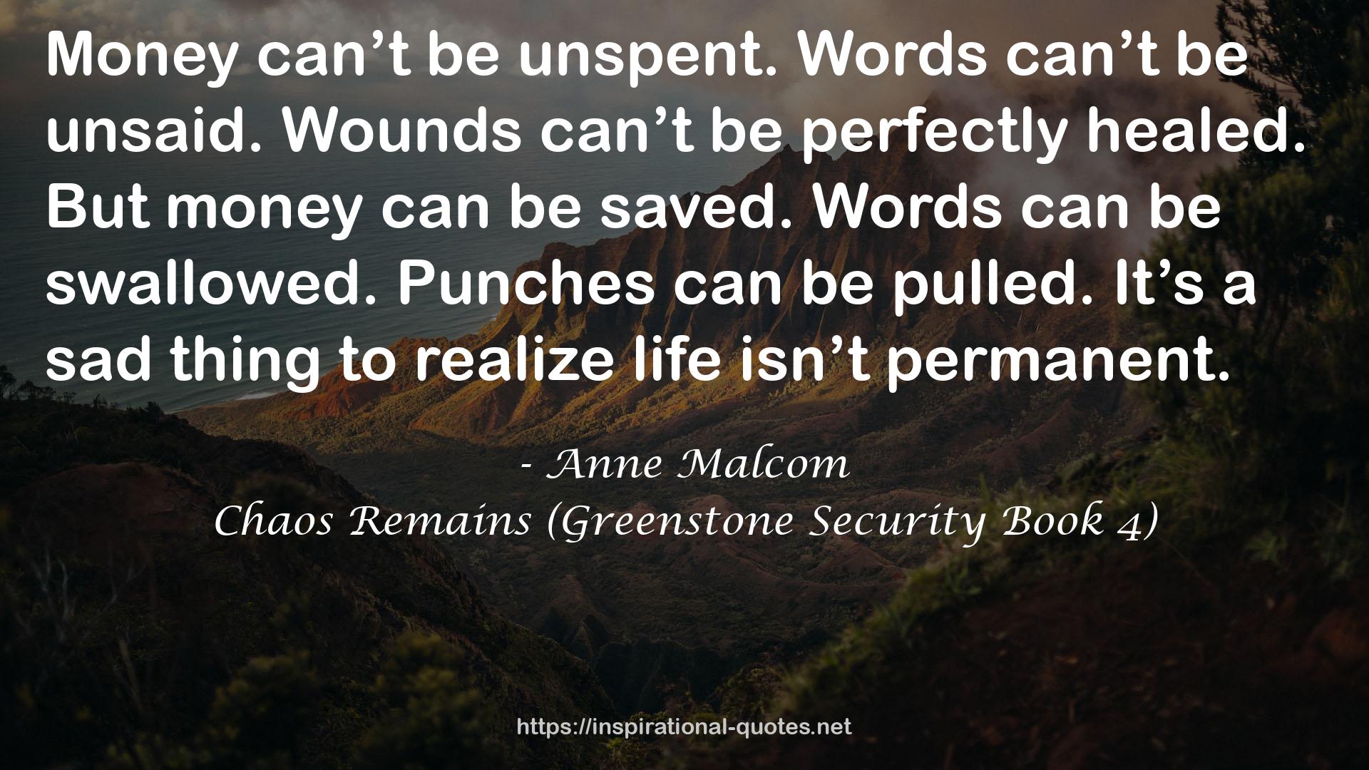 Anne Malcom QUOTES