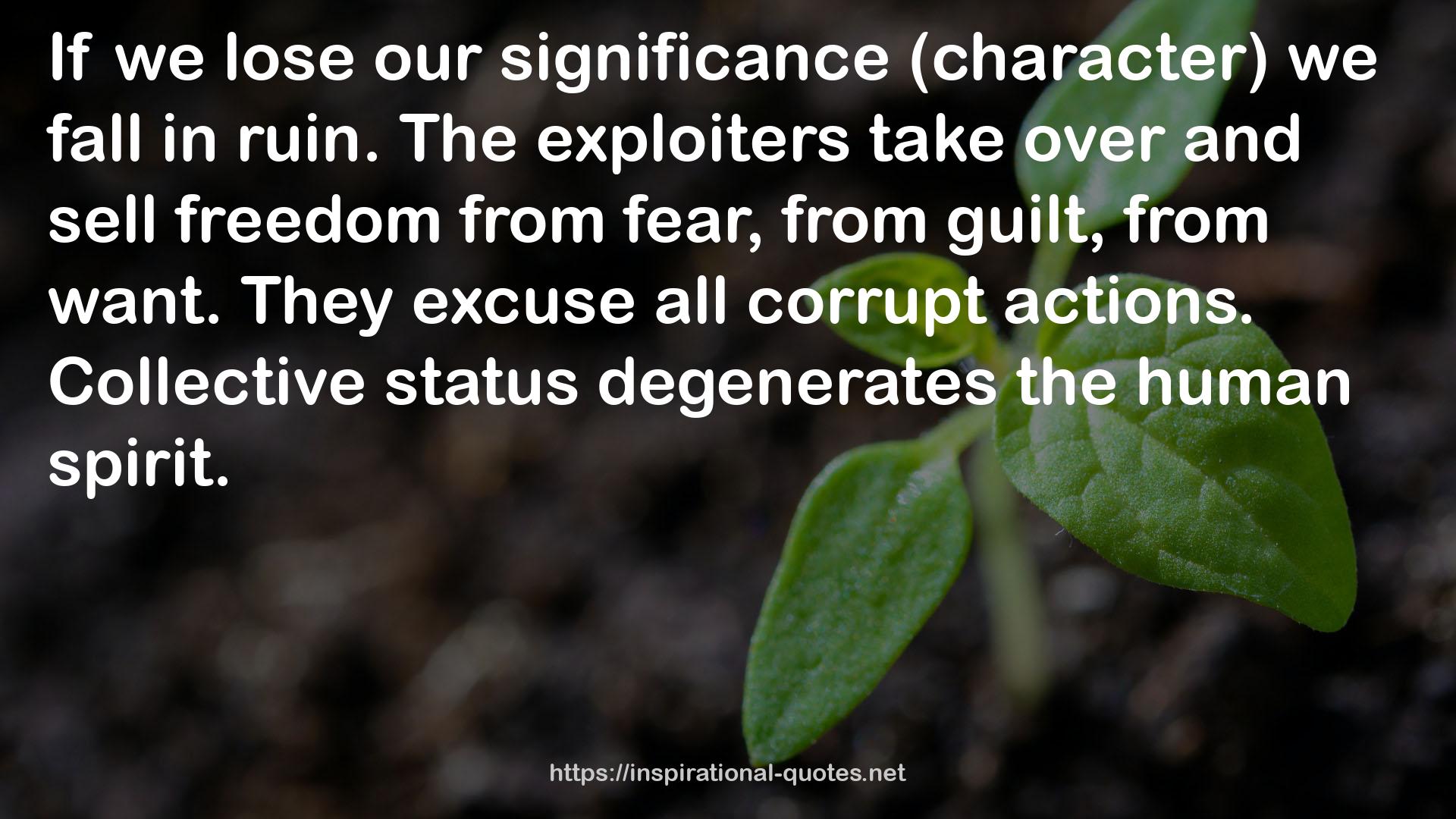 The exploiters  QUOTES