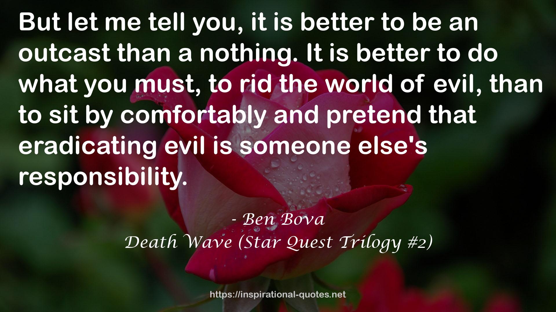 Death Wave (Star Quest Trilogy #2) QUOTES