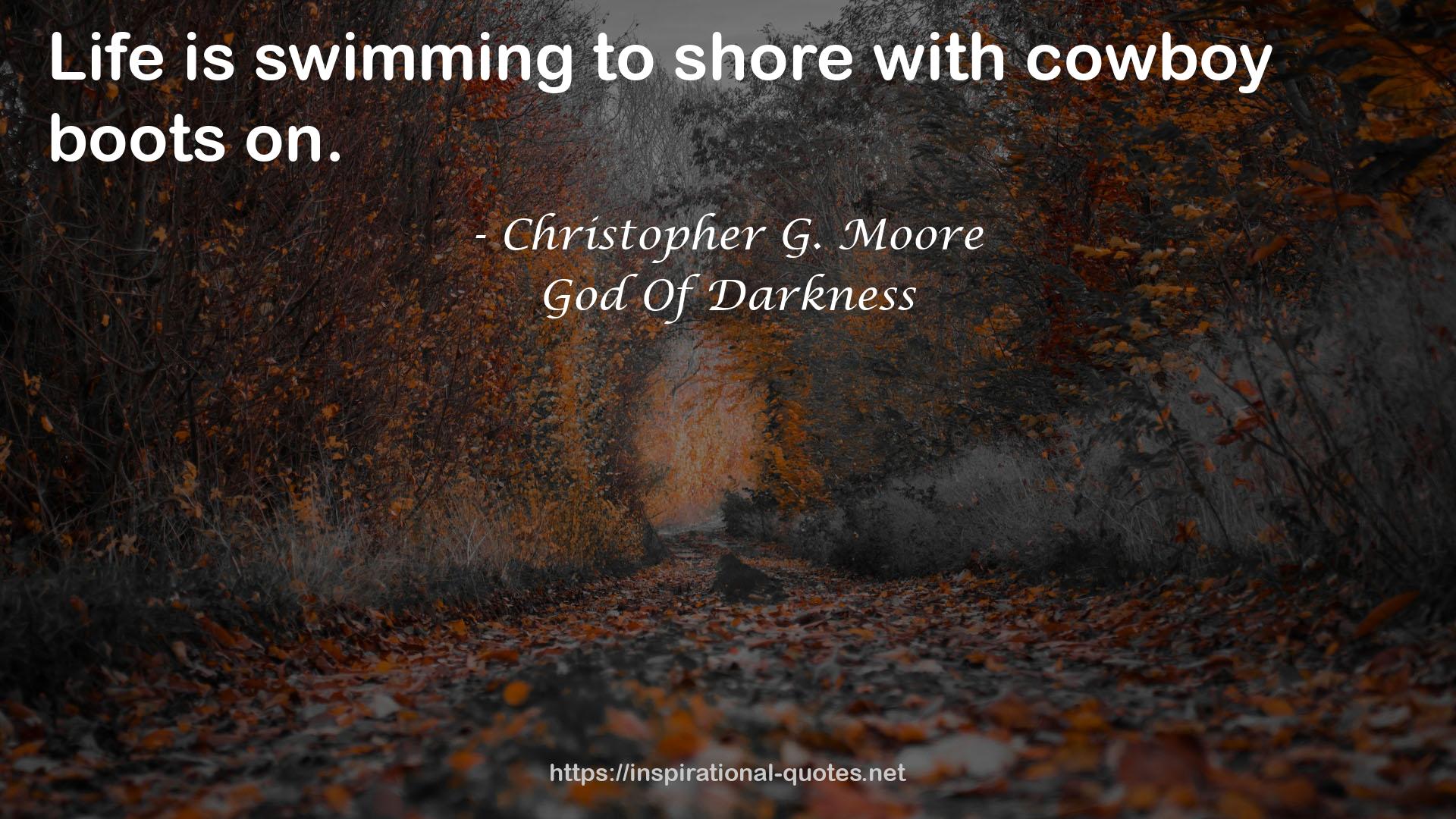 Christopher G. Moore QUOTES