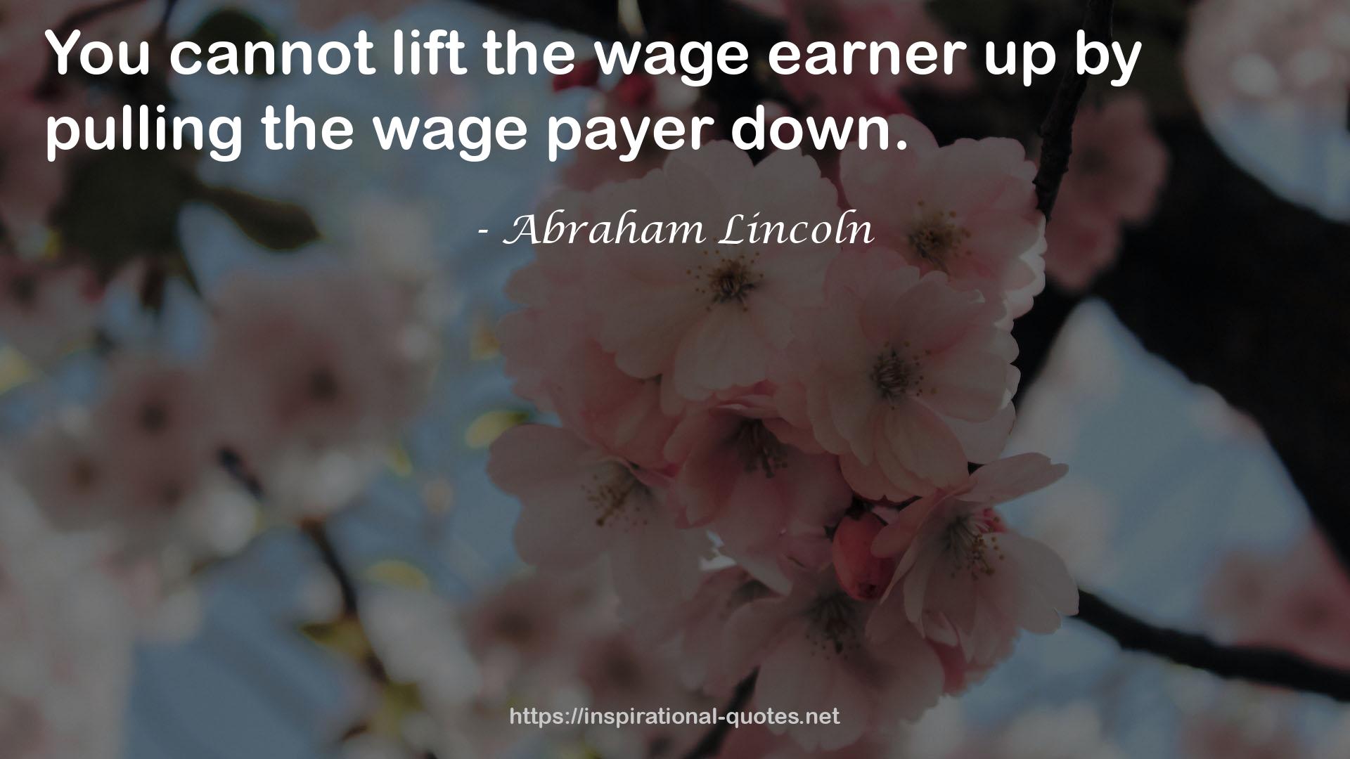 Abraham Lincoln QUOTES