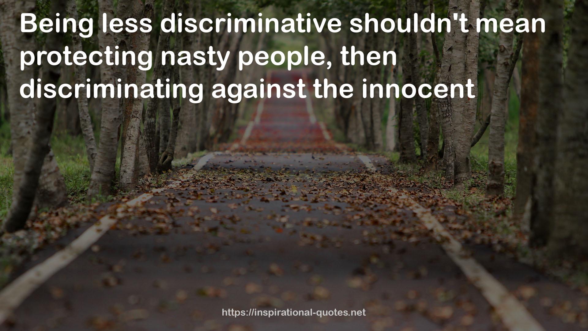 discriminative  QUOTES