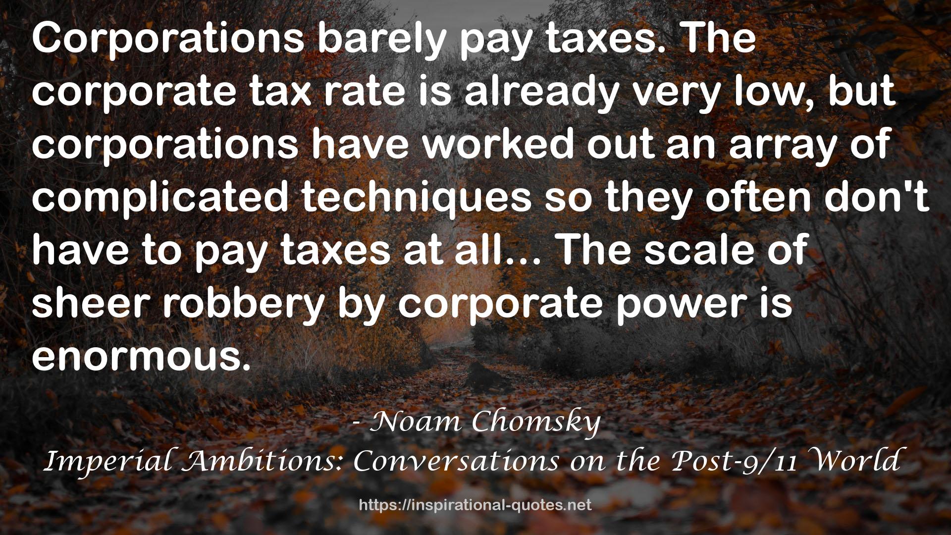 The corporate tax rate  QUOTES