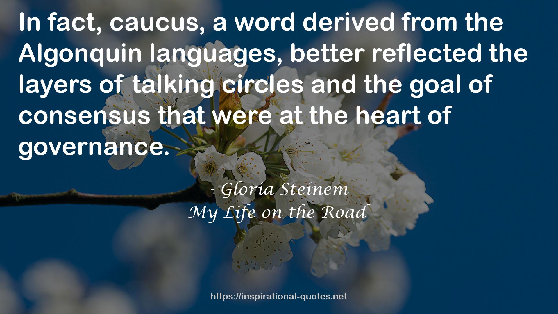 Gloria Steinem QUOTES