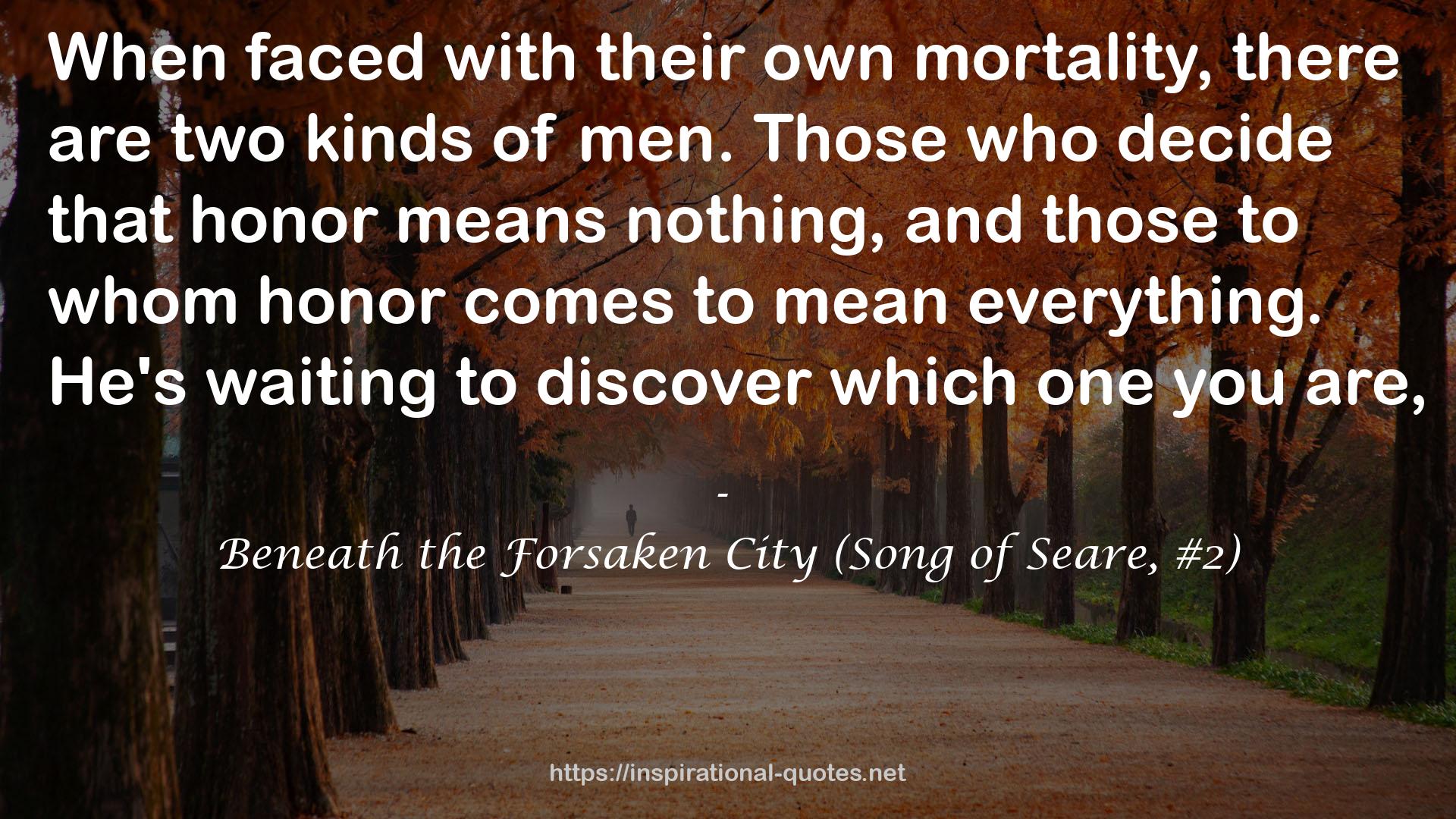 Beneath the Forsaken City (Song of Seare, #2) QUOTES