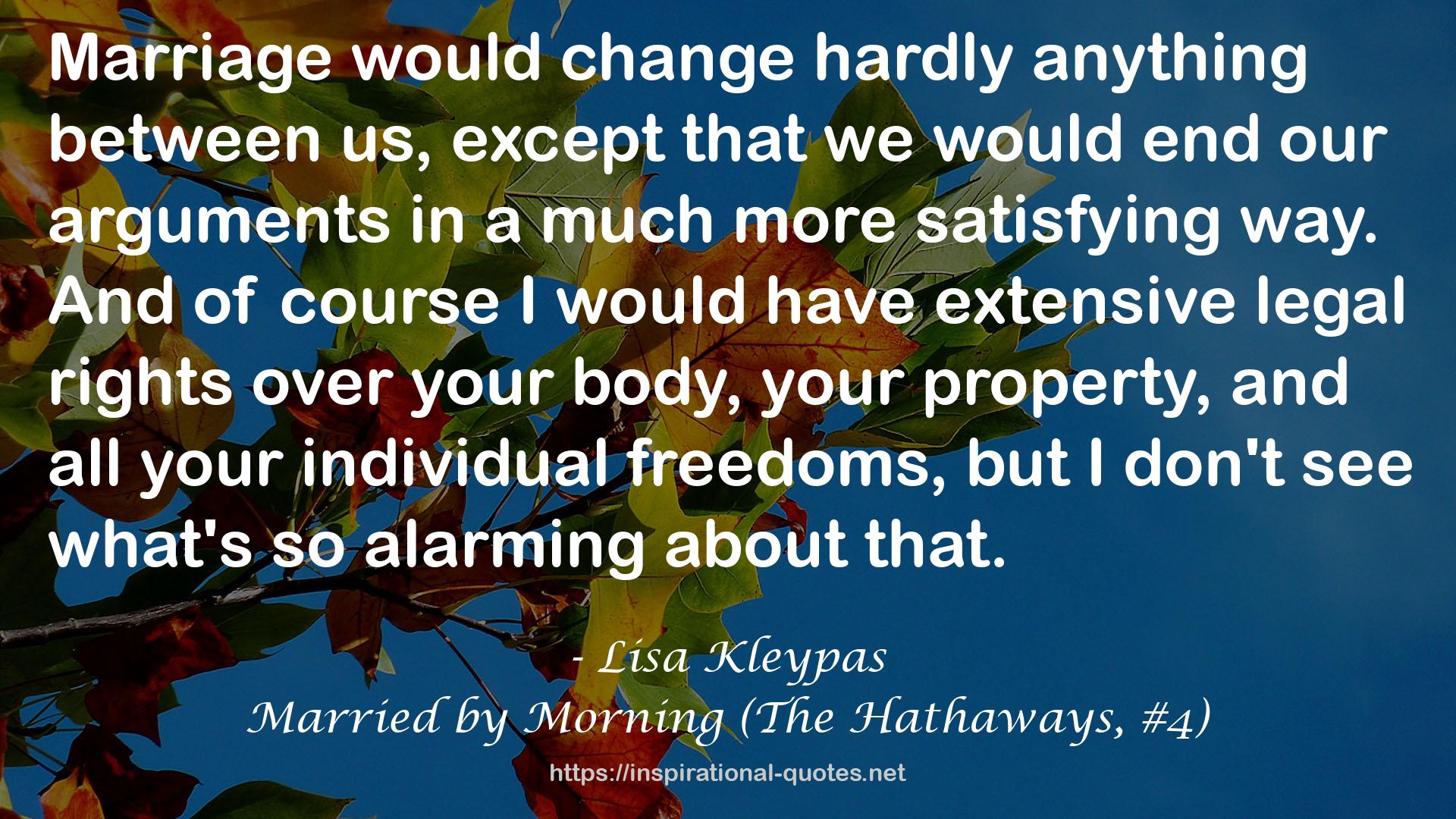 Lisa Kleypas QUOTES