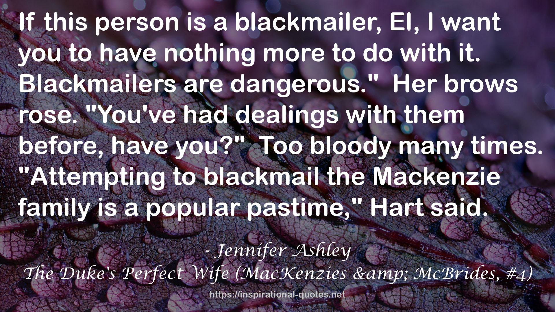 Jennifer Ashley QUOTES