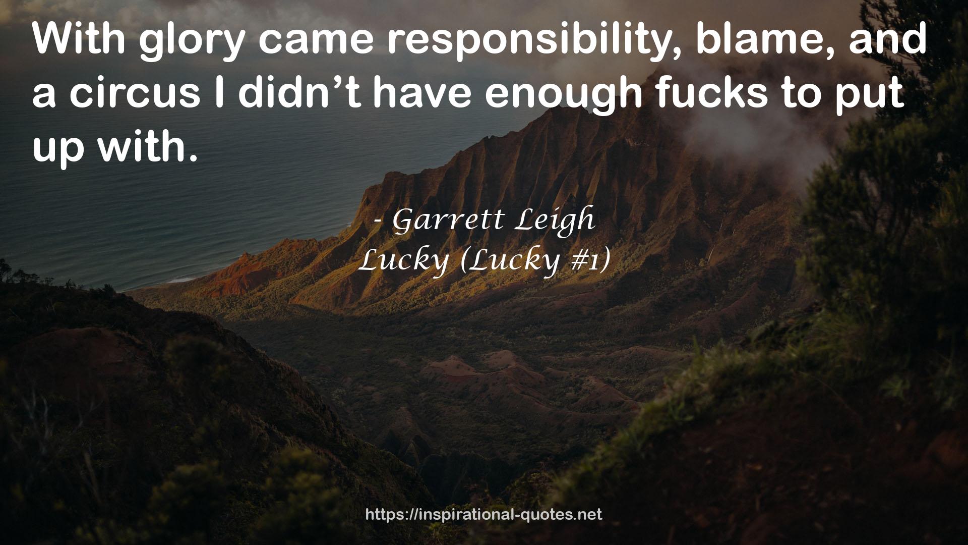 Lucky (Lucky #1) QUOTES