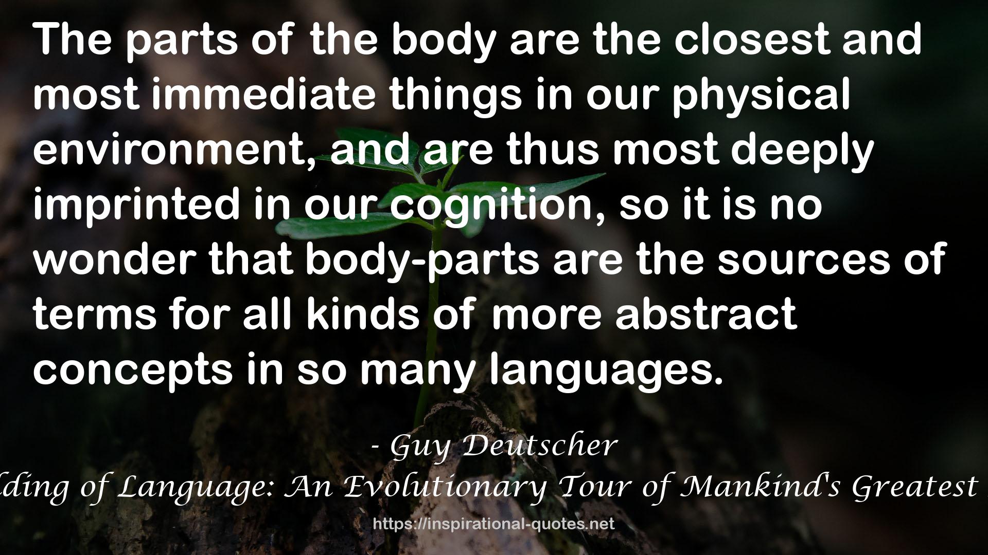 Guy Deutscher QUOTES