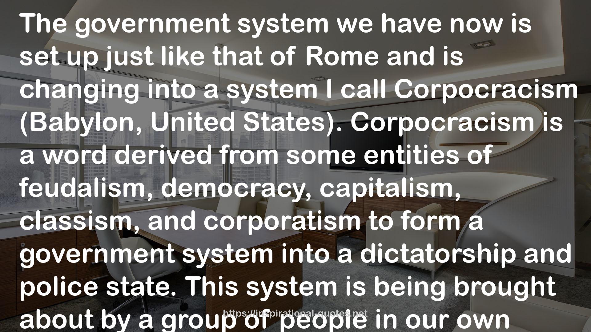 corporatism  QUOTES