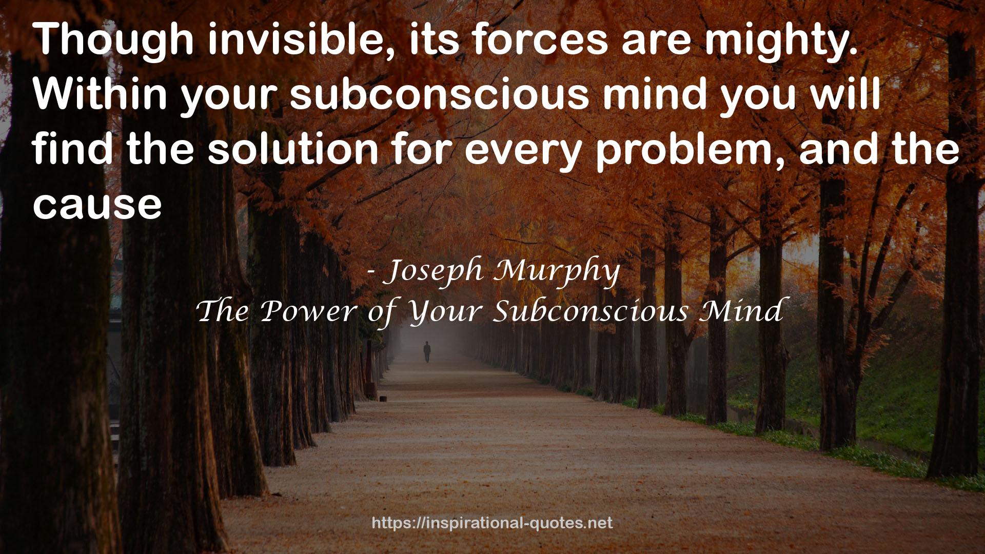 The Power of Your Subconscious Mind QUOTES