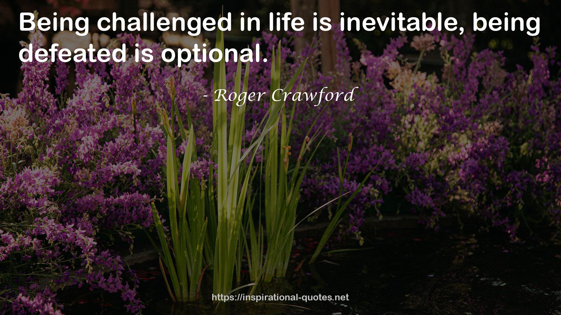 Roger Crawford QUOTES