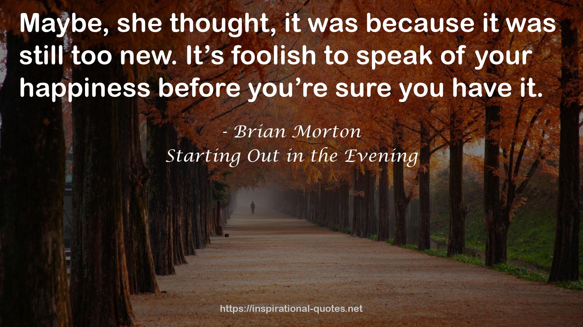 Brian Morton QUOTES