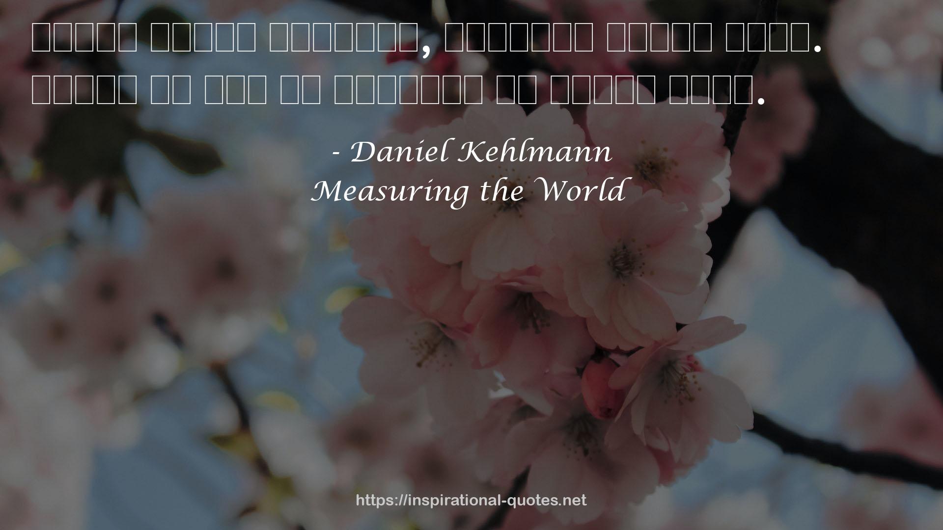 Measuring the World QUOTES