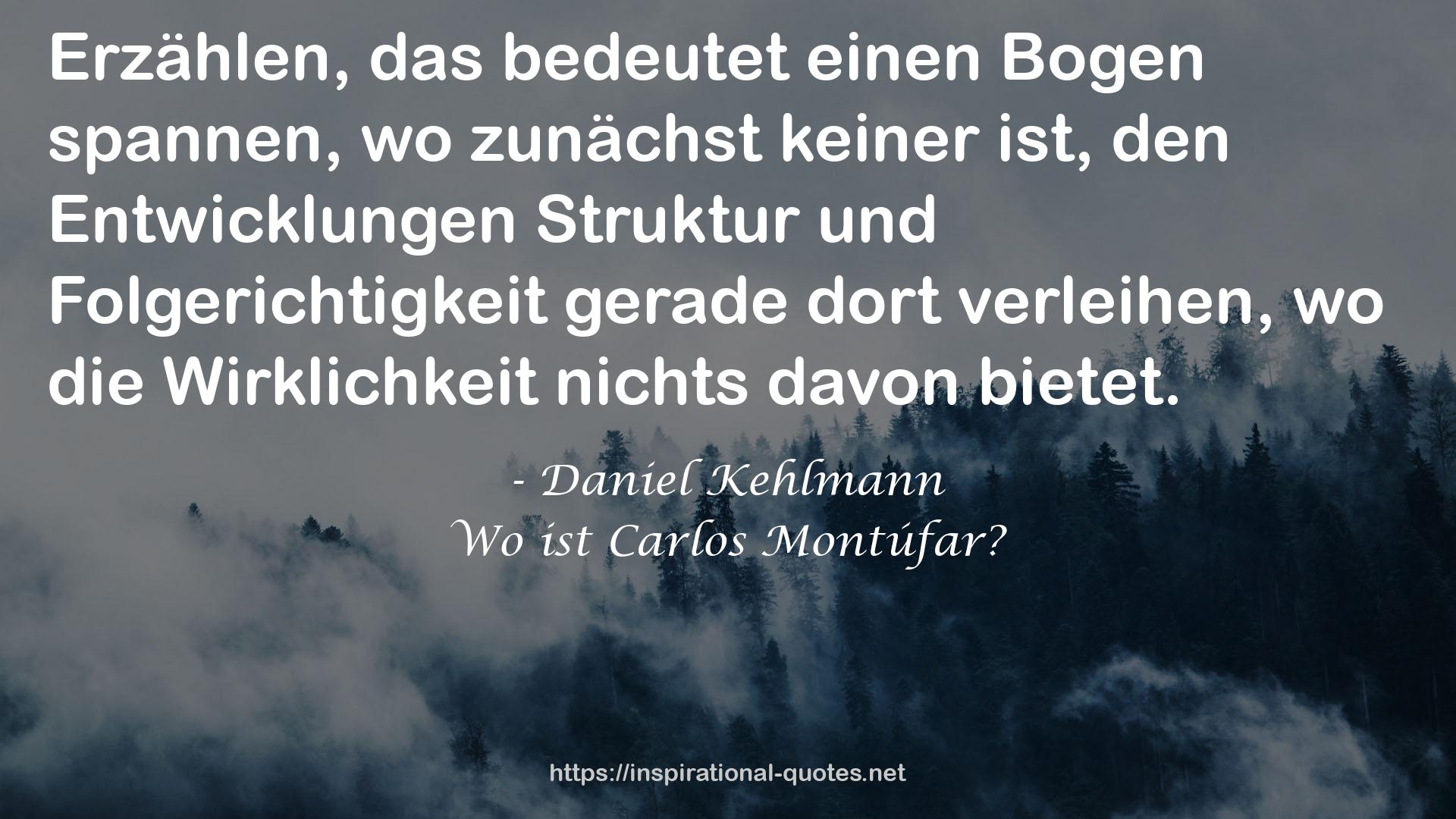 Wo ist Carlos Montúfar? QUOTES