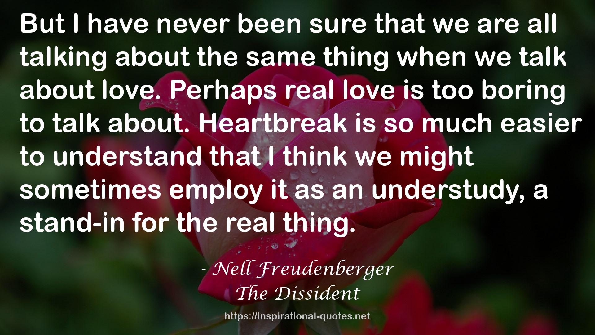 Nell Freudenberger QUOTES